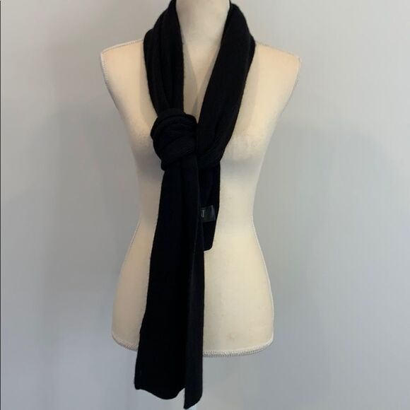 Men/Women’s Black Armani Parfums Black Scarf - Picture 1 of 3